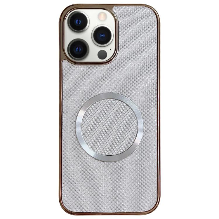 Electroplating PC Glitter Grain MagSafe Phone Case, For iPhone 12, For iPhone 12 Pro Max, For iPhone 12 Pro, For iPhone 11 Pro Max