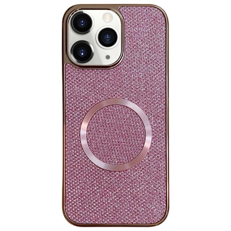 Electroplating PC Glitter Grain MagSafe Phone Case, For iPhone 12, For iPhone 12 Pro Max, For iPhone 12 Pro, For iPhone 11 Pro Max