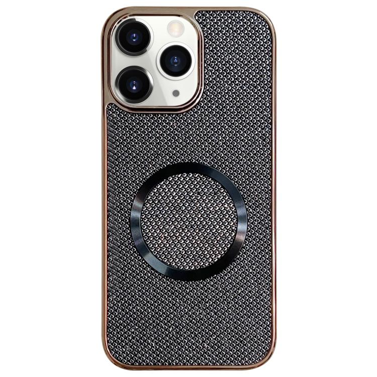 Electroplating PC Glitter Grain MagSafe Phone Case, For iPhone 12, For iPhone 12 Pro Max, For iPhone 12 Pro, For iPhone 11 Pro Max