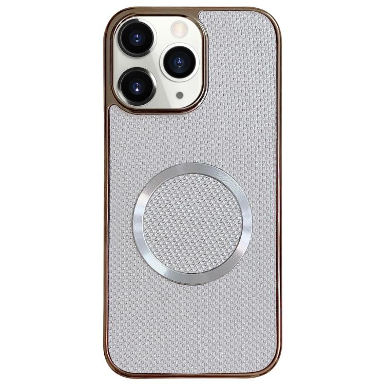 Electroplating PC Glitter Grain MagSafe Phone Case, For iPhone 12, For iPhone 12 Pro Max, For iPhone 12 Pro, For iPhone 11 Pro Max
