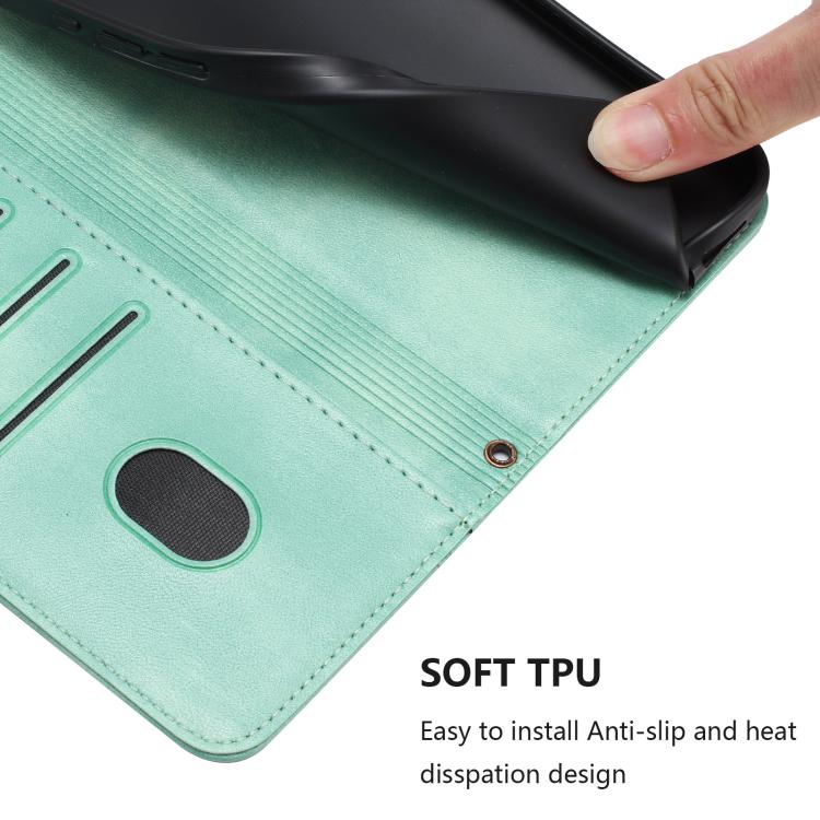 Line Splicing Buckle Retro Leather Phone Case, For iPhone 13 Pro, For iPhone 13 mini, For iPhone 12 / 12 Pro
