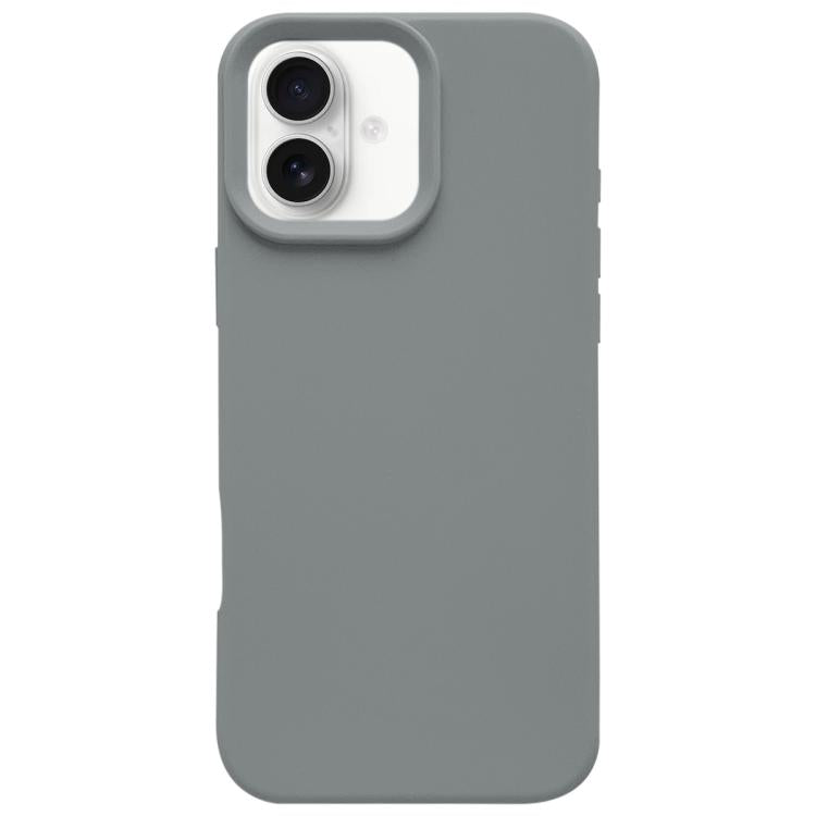 Dopamine Simple Imitation Liquid Silicone Phone Case, For iPhone 16 Pro, For iPhone 16 Plus