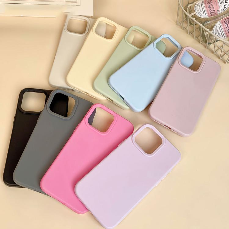 Dopamine Simple Imitation Liquid Silicone Phone Case, For iPhone 16 Pro, For iPhone 16 Plus