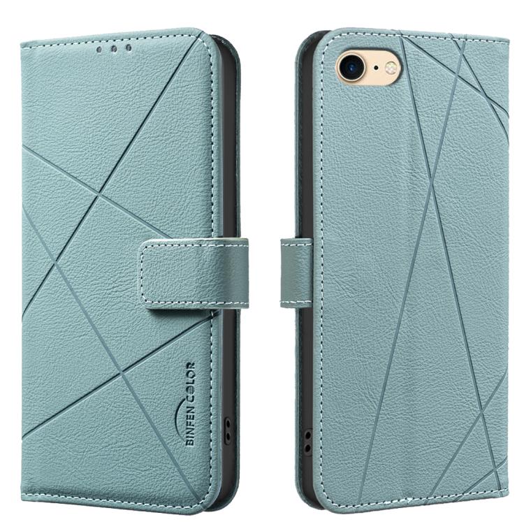 Geometric Pattern RFID Leather Phone Case