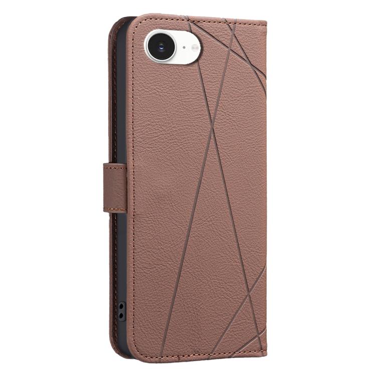 Geometric Pattern RFID Leather Phone Case