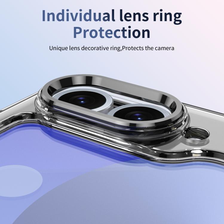 Integrated Ice-feel High-transparency 360-Degree Rotating Stand MagSafe Folding Phone Case