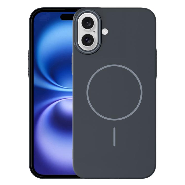 Thin Circle PC Injection MagSafe Phone Case, For iPhone 16 Plus, For iPhone 16, For iPhone 15 Pro Max