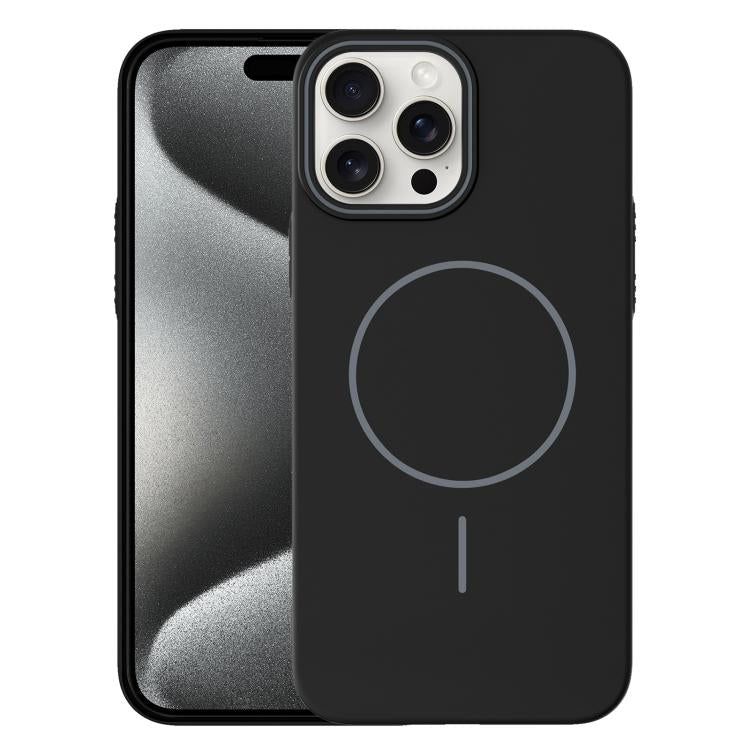 Thin Circle PC Injection MagSafe Phone Case, For iPhone 16 Plus, For iPhone 16, For iPhone 15 Pro Max