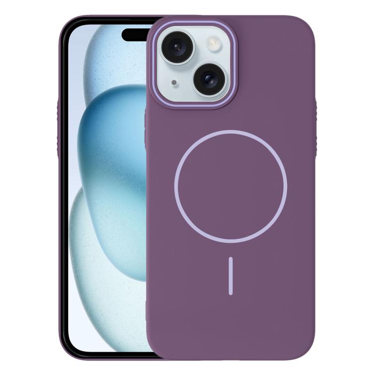 Thin Circle PC Injection MagSafe Phone Case, For iPhone 15 Pro, For iPhone 15 Plus, For iPhone 15