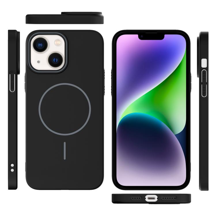 Thin Circle PC Injection MagSafe Phone Case, For iPhone 14 Plus, For iPhone 14, For iPhone 14 Pro