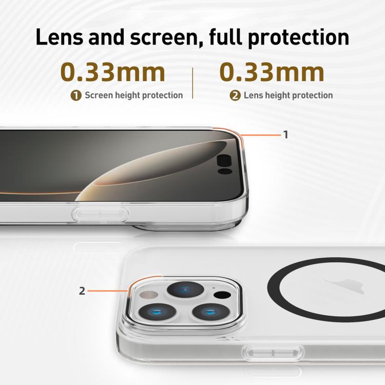 Clear PC Injection MagSafe Phone Case, For iPhone 11, For iPhone 11 Pro