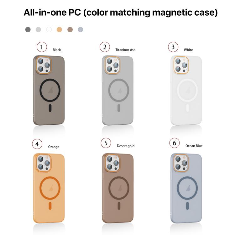 Translucent Frosted Skin PC MagSafe Phone Case, For iPhone 11, For iPhone 11 Pro