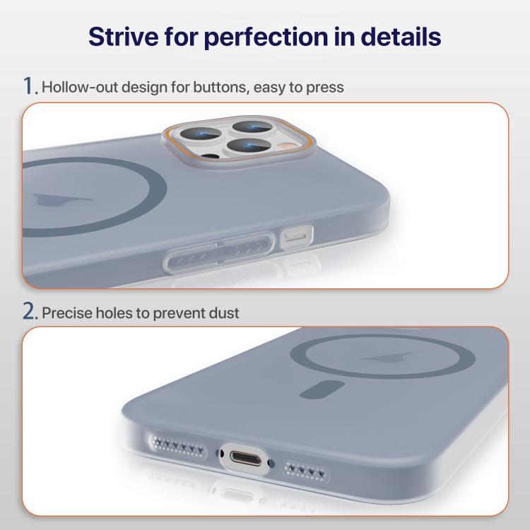 Translucent Frosted Skin PC MagSafe Phone Case, For iPhone 11, For iPhone 11 Pro