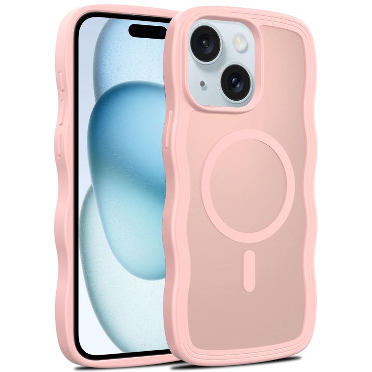 Skin Feel Wave Texture MagSafe Phone Case