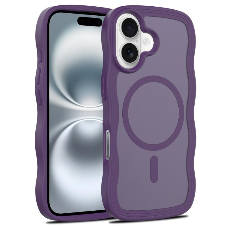 Skin Feel Wave Texture MagSafe Phone Case