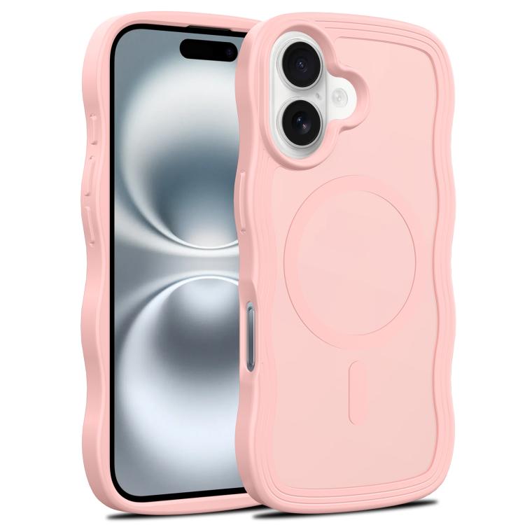 Skin Feel Wave Texture MagSafe Phone Case