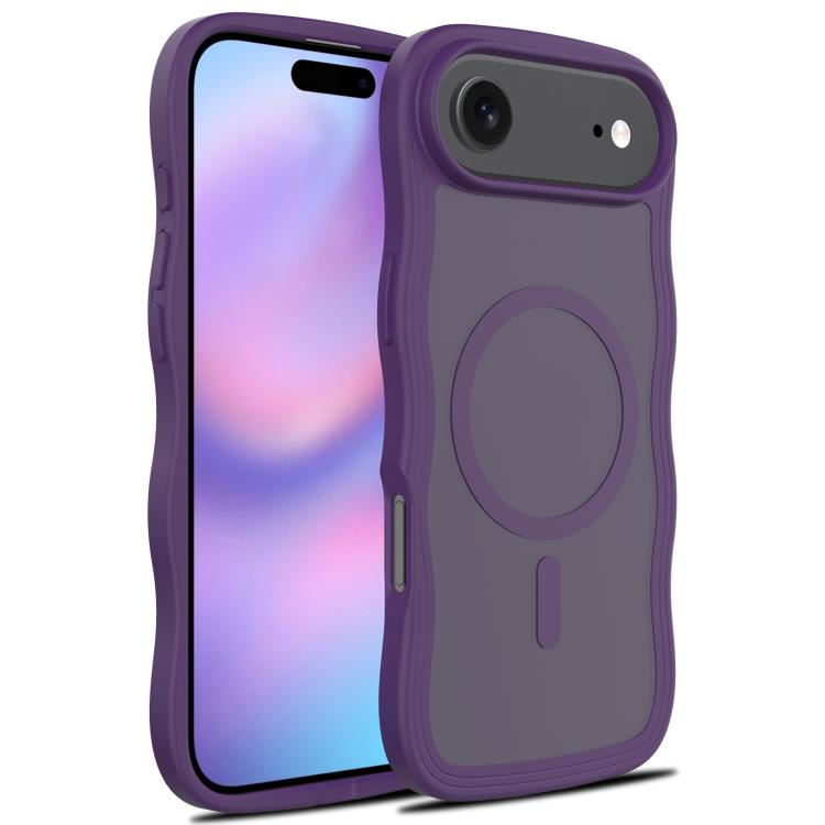 Skin Feel Wave Texture MagSafe Phone Case