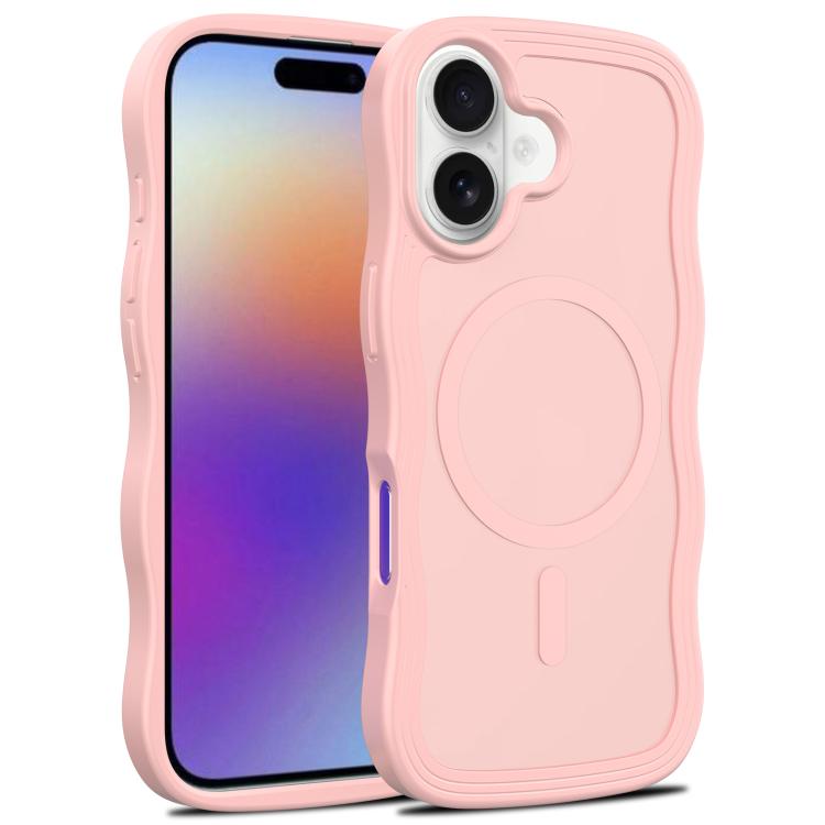 Skin Feel Wave Texture MagSafe Phone Case