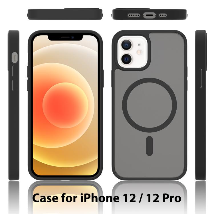 Skin Feel TPU Hybrid PC MagSafe Phone Case, For iPhone 12 / 12 Pro, For iPhone 11 / XR