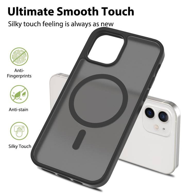 Skin Feel TPU Hybrid PC MagSafe Phone Case, For iPhone 12 / 12 Pro, For iPhone 11 / XR