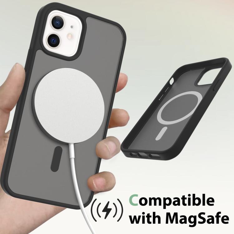 Skin Feel TPU Hybrid PC MagSafe Phone Case, For iPhone 12 / 12 Pro, For iPhone 11 / XR