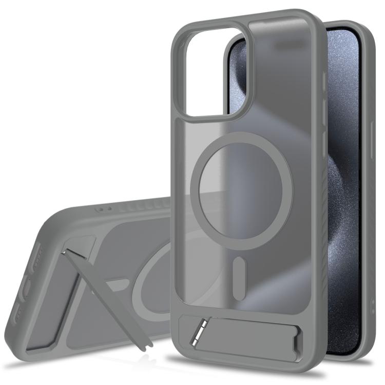 Frosted Holder PC Hybrid TPU MagSafe Phone Case, For iPhone 12, For iPhone 12 Pro Max, For iPhone 12 Pro