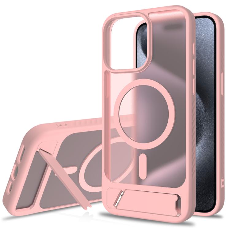 Frosted Holder PC Hybrid TPU MagSafe Phone Case, For iPhone 12, For iPhone 12 Pro Max, For iPhone 12 Pro