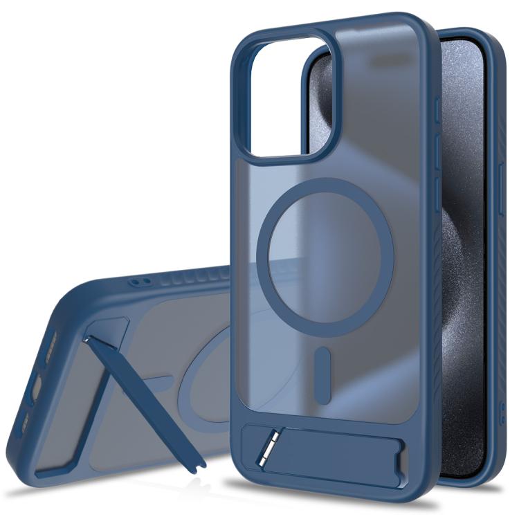 Frosted Holder PC Hybrid TPU MagSafe Phone Case, For iPhone 12, For iPhone 12 Pro Max, For iPhone 12 Pro