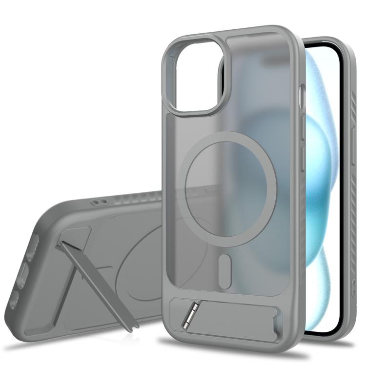 Frosted Holder PC Hybrid TPU MagSafe Phone Case, For iPhone 12, For iPhone 12 Pro Max, For iPhone 12 Pro