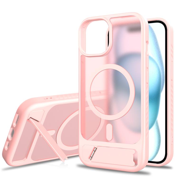 Frosted Holder PC Hybrid TPU MagSafe Phone Case, For iPhone 12, For iPhone 12 Pro Max, For iPhone 12 Pro