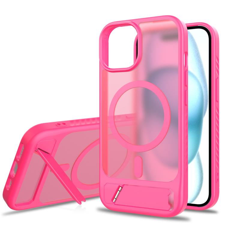 Frosted Holder PC Hybrid TPU MagSafe Phone Case, For iPhone 12, For iPhone 12 Pro Max, For iPhone 12 Pro