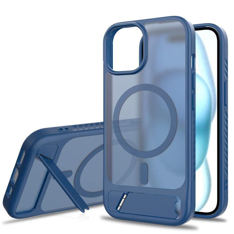 Frosted Holder PC Hybrid TPU MagSafe Phone Case, For iPhone 12, For iPhone 12 Pro Max, For iPhone 12 Pro