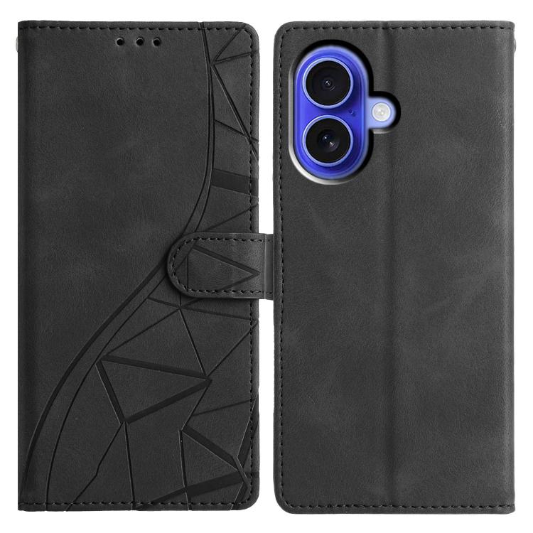 Triangles Embossed Leather Phone Case