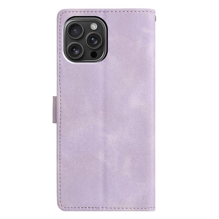 Triangles Embossed Leather Phone Case