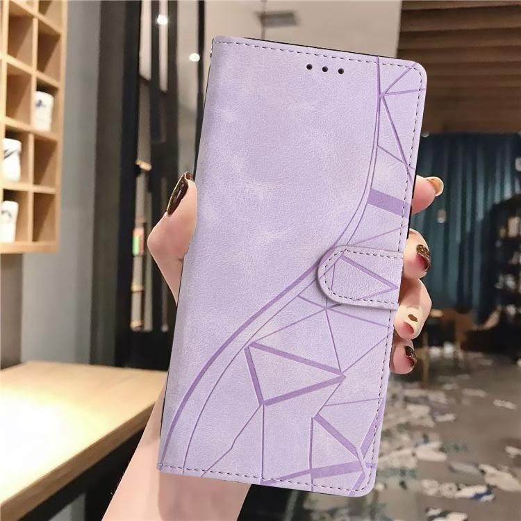 Triangles Embossed Leather Phone Case, For iPhone 11, For iPhone 11 Pro, For iPhone X / XS, For iPhone XR