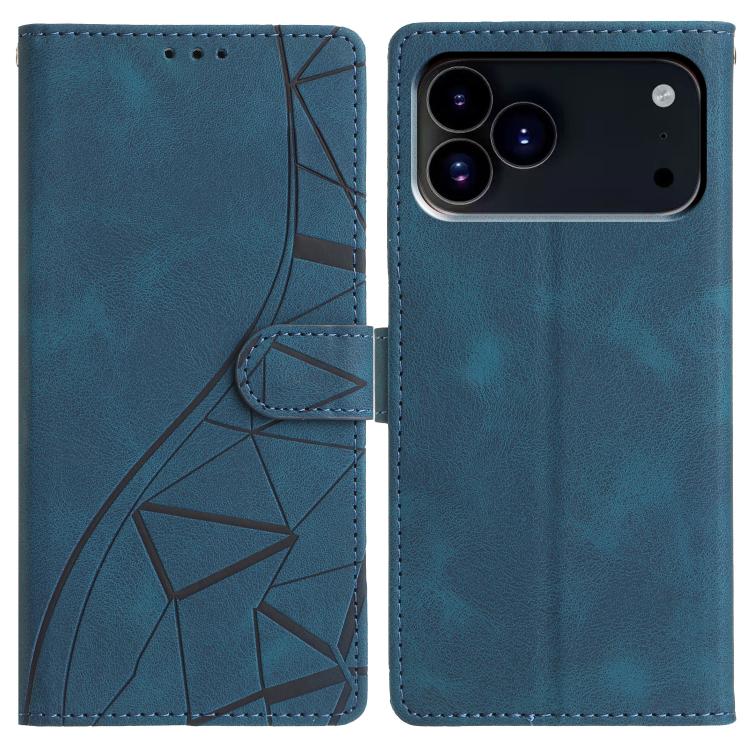 Triangles Embossed Leather Phone Case