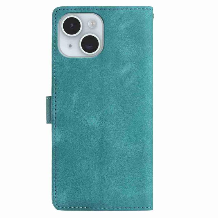 Skin Feel Embossed Feather Leather Phone Case