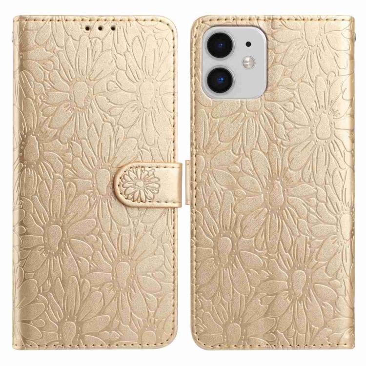 Daisy Embossed Leather Phone Case