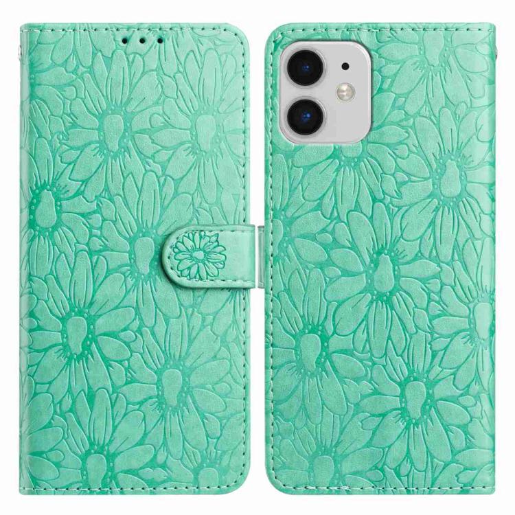 Daisy Embossed Leather Phone Case