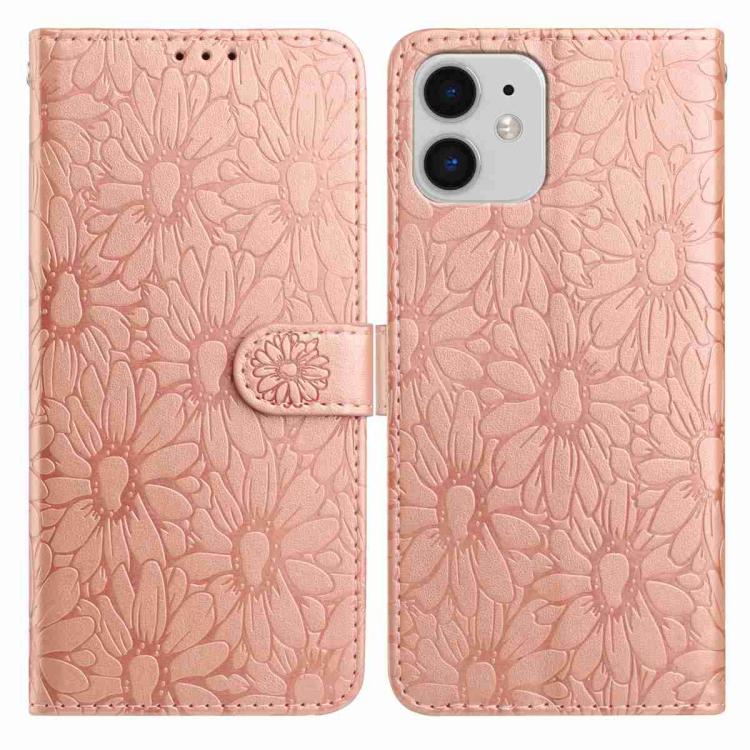 Daisy Embossed Leather Phone Case