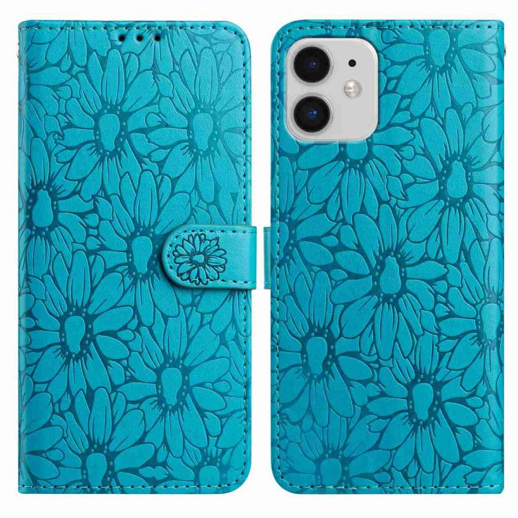 Daisy Embossed Leather Phone Case