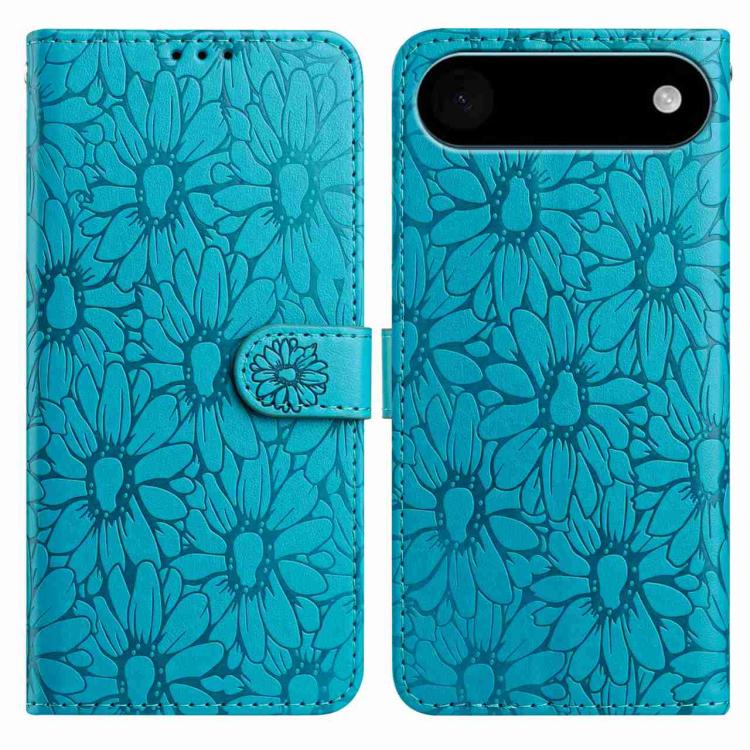 Daisy Embossed Leather Phone Case, For iPhone 17, For iPhone 17 Air