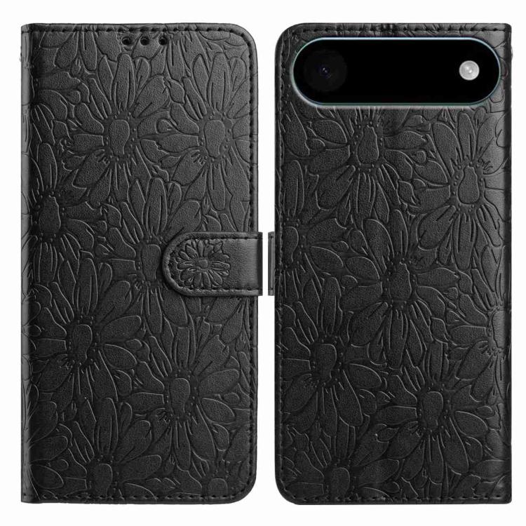 Daisy Embossed Leather Phone Case, For iPhone 17, For iPhone 17 Air
