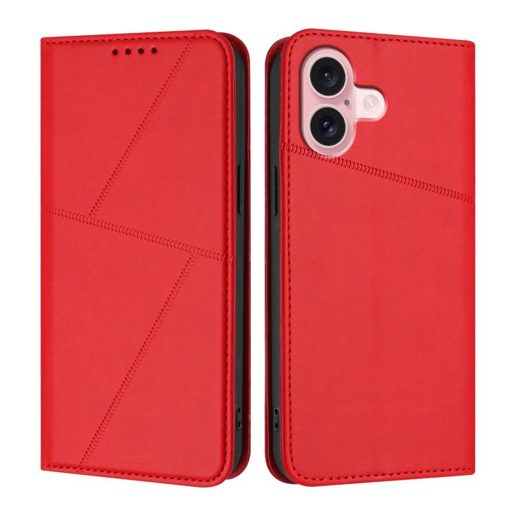 Strong Magnetic Frosted Flip Leather Phone Case