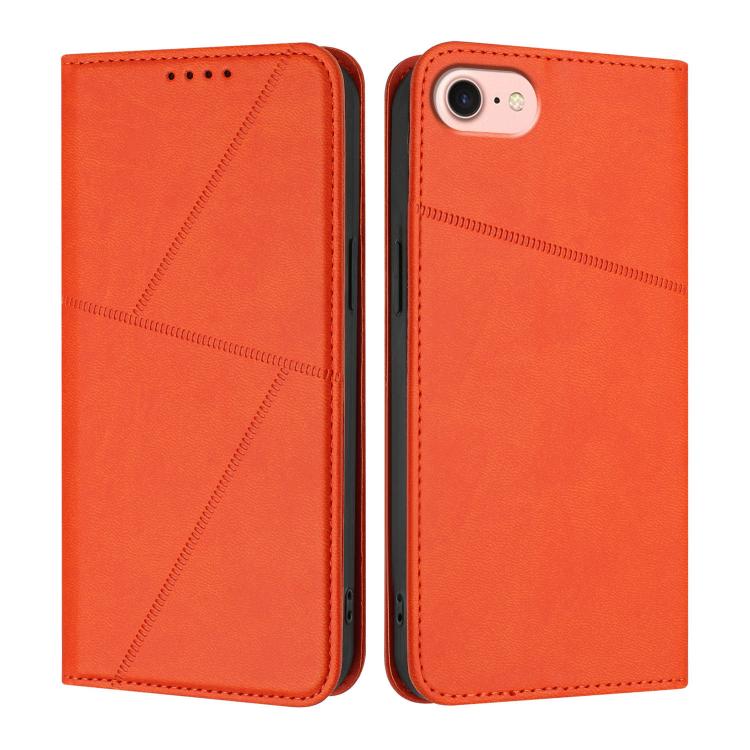 Strong Magnetic Frosted Flip Leather Phone Case