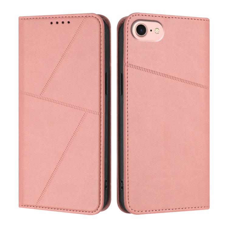 Strong Magnetic Frosted Flip Leather Phone Case