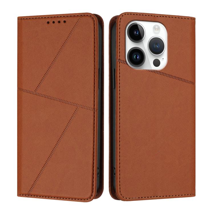 Strong Magnetic Frosted Flip Leather Phone Case