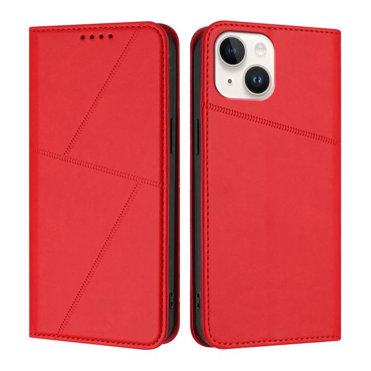 Strong Magnetic Frosted Flip Leather Phone Case