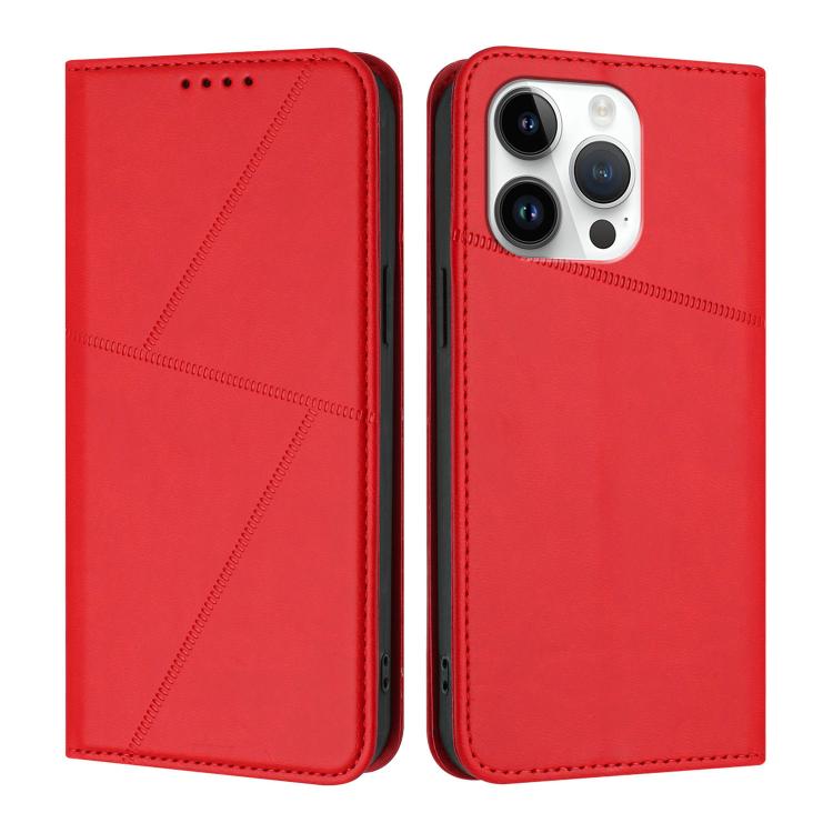 Strong Magnetic Frosted Flip Leather Phone Case