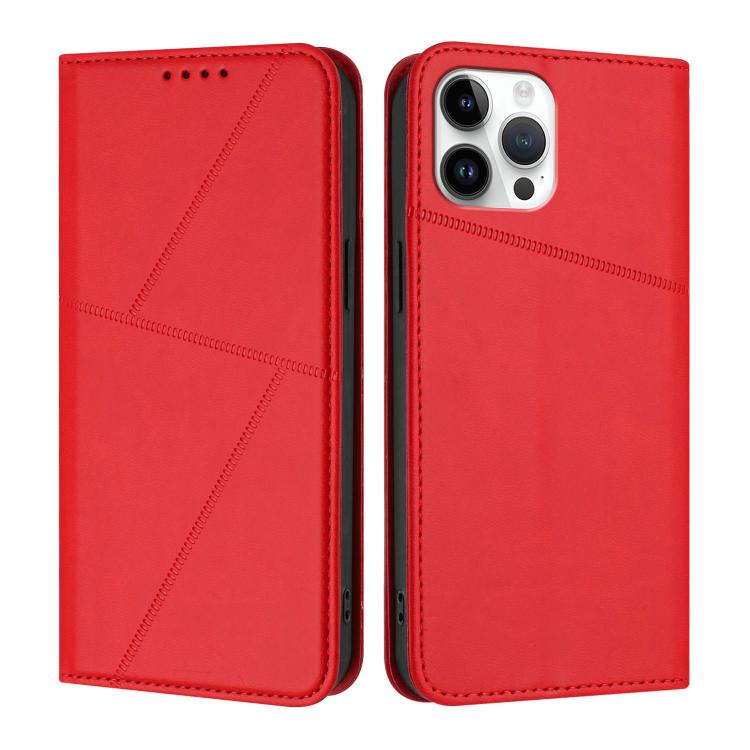 Strong Magnetic Frosted Flip Leather Phone Case